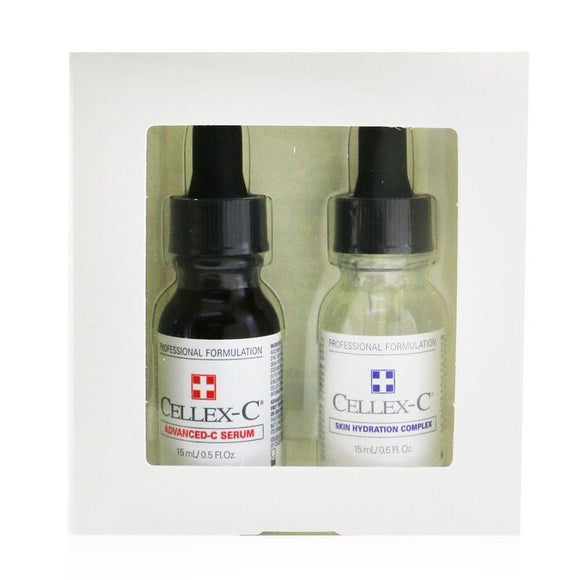 Cellex-C Advanced-C Serum 2 Step Starter Kit: Advanced-C Serum Skin Hydration Complex 2x15ml/0.5oz