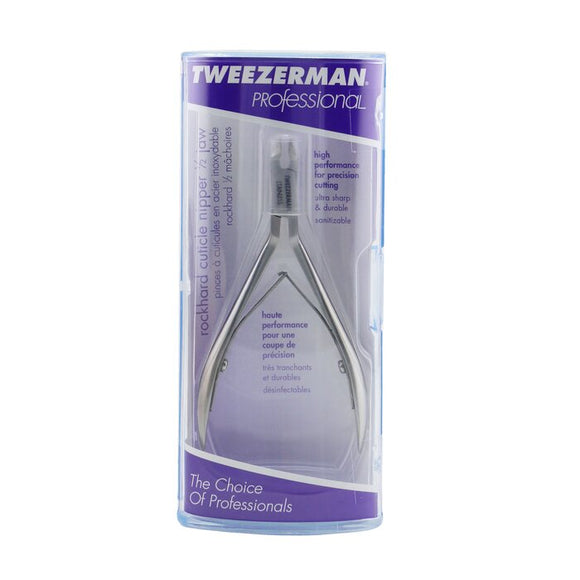 Tweezerman Professional Rockhard Stainless Cuticle Nipper - 1/2 Jaw -