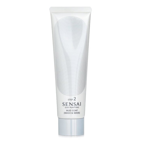 Kanebo Sensai Silky Purifying Mud Soap - Wash & Mask (New Packaging) 125ml/4.3oz