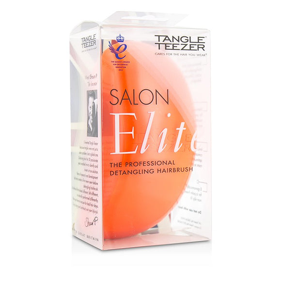 Tangle Teezer Salon Elite Professional Detangling Hair Brush - Orange Mango (For Wet & Dry Hair) 1pc