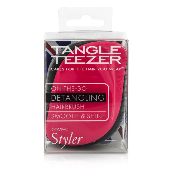 Tangle Teezer Compact Styler On-The-Go Detangling Hair Brush - # Pink Sizzle 1pc