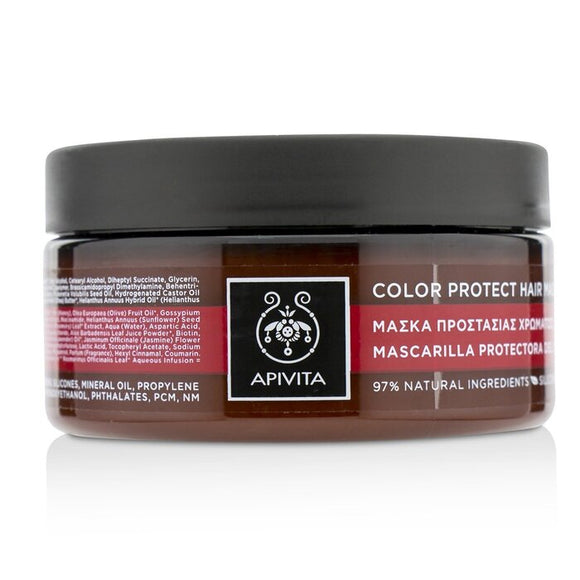 Apivita Color Protect Hair Mask with Sunflower & Honey (For Colored Hair) 200ml/6.75oz