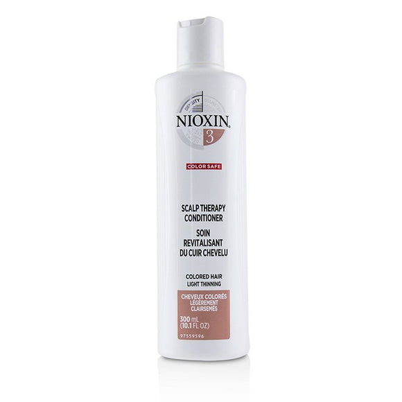 Nioxin Density System 3 Scalp Therapy Conditioner (Colored Hair, Light Thinning, Color Safe) 300ml/10.1oz