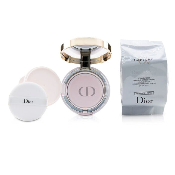 Christian Dior Capture Dreamskin Moist & Perfect Cushion SPF 50 With Extra Refill - 010 (Ivory) 2x15g/0.5oz