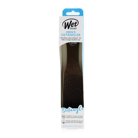 Wet Brush Men's Detangler Leather - # Brown 1pc