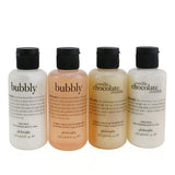 Philosophy Sweetest Party Favors 4-Pieces Git Set: Vanilla Chocolate Cumble (Shampoo, Shower Gel & Bubble Bath 120ml + Body Lotion 120ml ) + Bubbly (Shampoo, Shower Gel & Bubble Bath 120ml + Body Lotion 120ml) 4x120ml/4oz