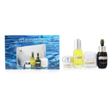 La Mer The Most-Covered Travel Collection: 1x The Concentrate - 30ml/1oz + 1x The Eye Balm Intense - 15ml/0.5oz + 1x The Renewal Oil - 30ml/1oz + 1x Cream De La Mer The Moisturizing Cream - 60ml/2oz + 1x Bag 4pcs+1bag