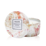 Voluspa 2 Wick Tin Candle - Bergamot Rose 170g/6oz