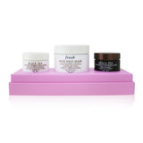 Fresh Face Mask Set: 1x Rose Face Mask - 100ml/3.3oz + 1x Black Tea Firming Overnight Mask - 30ml/1oz + 1x Black Tea Instant Perfecting Mask - 30ml/1oz 3pcs