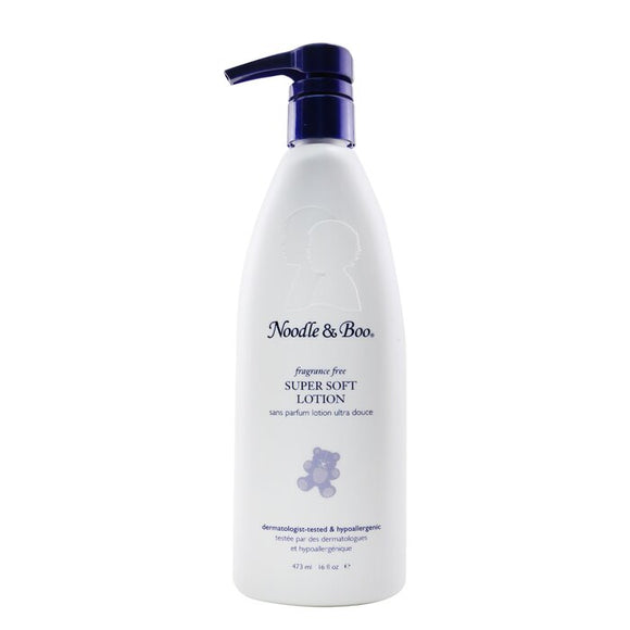 Noodle & Boo Super Soft Lotion - Fragrance Free - For Face & Body (Dermatologist-Tested & Hypoallergenic) 473ml/16oz