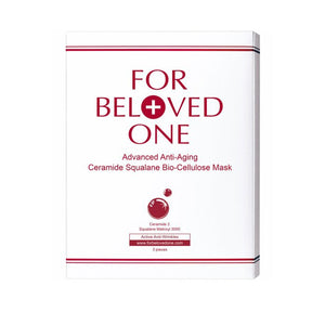 For Beloved One Advanced Anti-Aging - Ceramide Squalane Bio-Cellulose Mask 3sheets