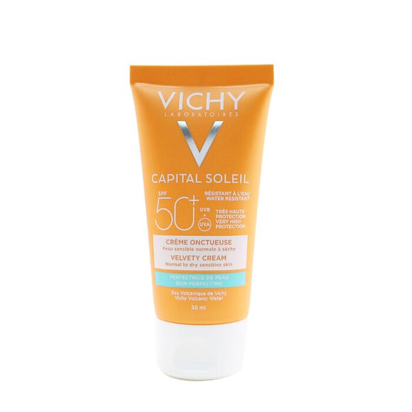 Vichy Capital Soleil Skin Perfecting Velvety Cream SPF 50 - Water Resistant (Normal to Dry Sensitive Skin) 50ml/1.69oz