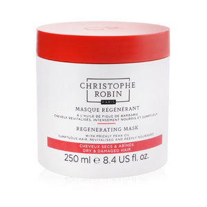 Christophe Robin Regenerating Mask with Rare Prickly Pear Oil - Dry &amp; Damaged Hair 250ml/8.4oz