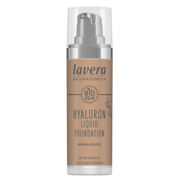 Lavera Hyaluron Liquid Foundation - 05 Natural Beige 30ml/1oz