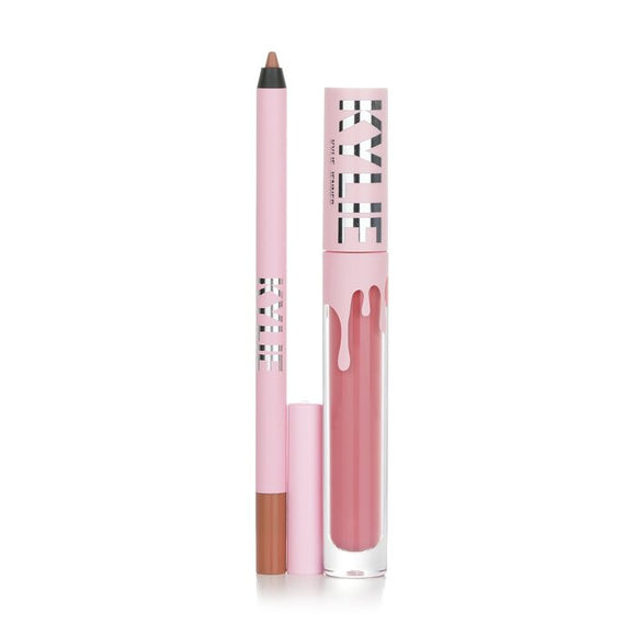 Kylie By Kylie Jenner Matte Lip Kit: Matte Liquid Lipstick 3ml + Lip Liner 1.1g - # 808 Kylie Matte 2pcs