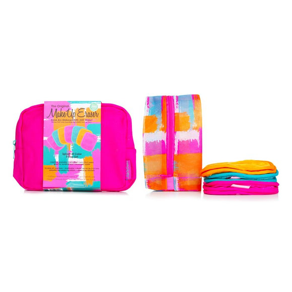 MakeUp Eraser Splash of Color 7 Day Set (7x Mini MakeUp Eraser Cloth 1x Bag) 7pcs 1bag