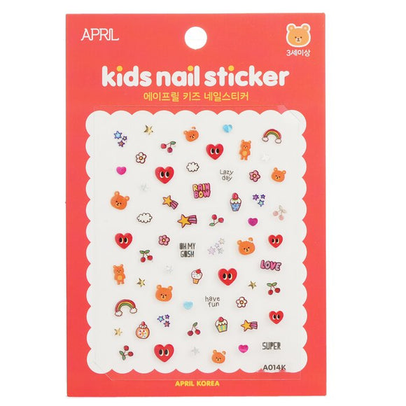 April Korea April Kids Nail Sticker - A014K 1pack