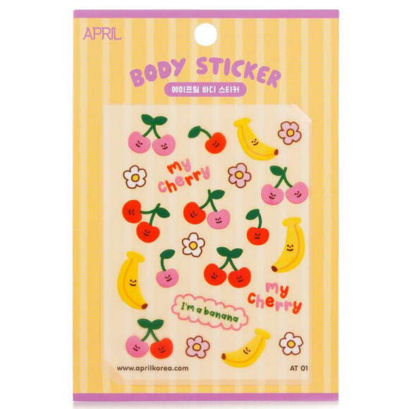 April Korea April Body Sticker - AT 01 1pc
