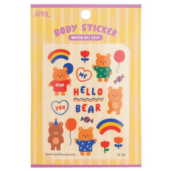 April Korea April Body Sticker - AT 02 1pc