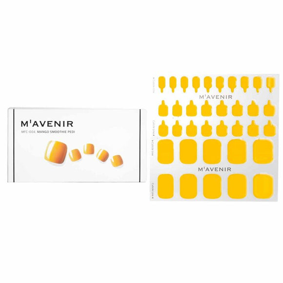 Mavenir Nail Sticker (Yellow) - Mango Smoothie Pedi 36pcs