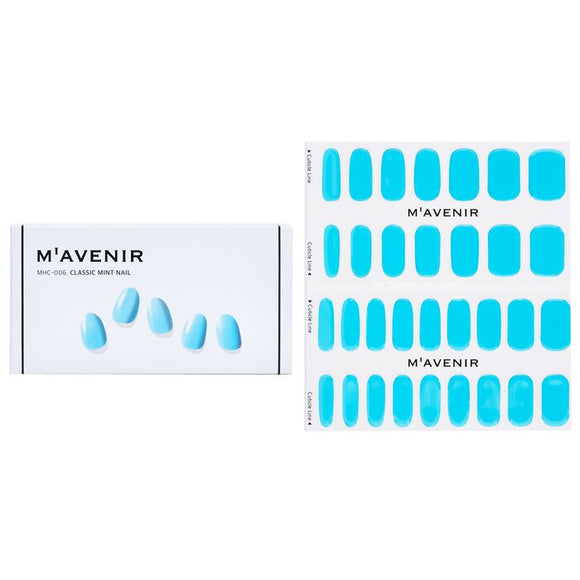 Mavenir Nail Sticker (Blue) - Classic Mint Nail 32pcs