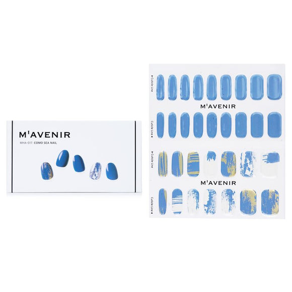 Mavenir Nail Sticker (Blue) - Como Sea Nail 32pcs