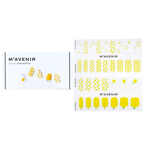 Mavenir Nail Sticker (Yellow) - Lemon Drop Nail 32pcs