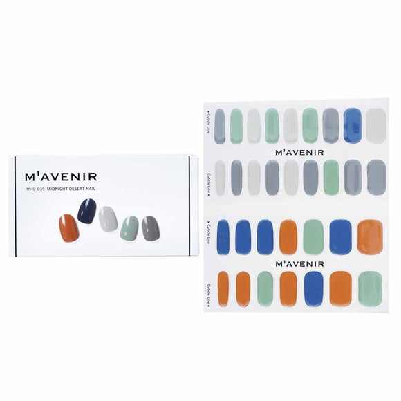 Mavenir Nail Sticker (Assorted Colour) - Midnight Desert Nail 32pcs
