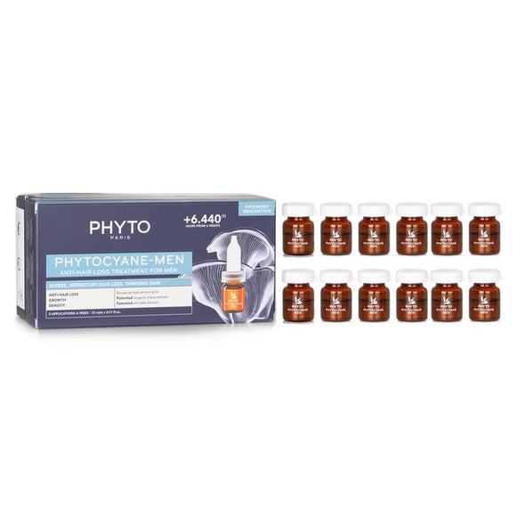 Phyto PhytoCyane Anti-Hair Loss Treatment (For Men) 12x3.5ml/0.11oz