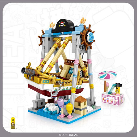 Loz LOZ Dream Amusement Park Series - Pirate Ship 13.5 x 18 x 8 c