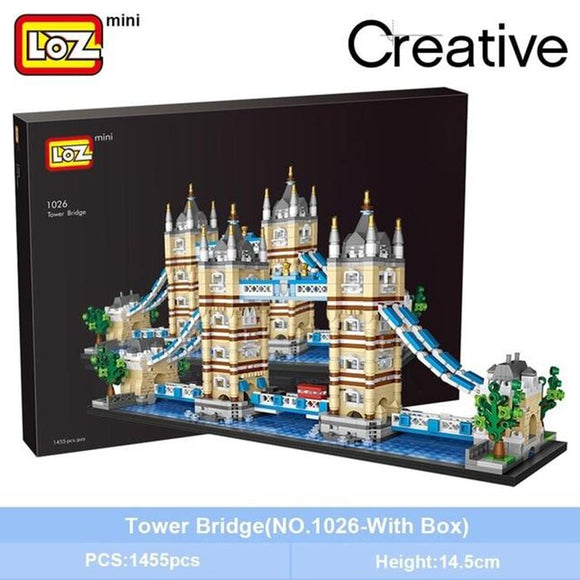 Loz LOZ Architecture Series - London Bridge 42 x 30 x 5 cm