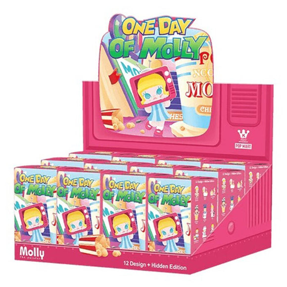 Popmart Molly Baby one days (Case of 12 Blind Boxes) 29x22x12cm
