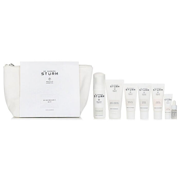 Dr. Barbara Sturm The Discovery Kit: Cleanser, Facial Scrub, Face Mask, Hyaluronic Serum, Eye Cream, Face Cream and Anti-aging Body Cream 7pcs 1bag