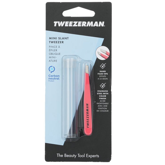 Tweezerman Mini Slant Tweezer - Geranium -