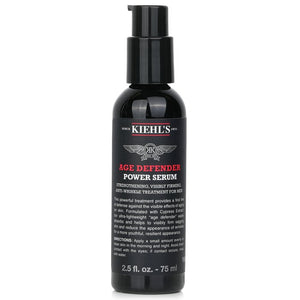 Kiehl's Age Defender Power Serum Strengthening, Visibly Firming, Anti-Wrinkle Treatment For Men 75ml/2.5oz