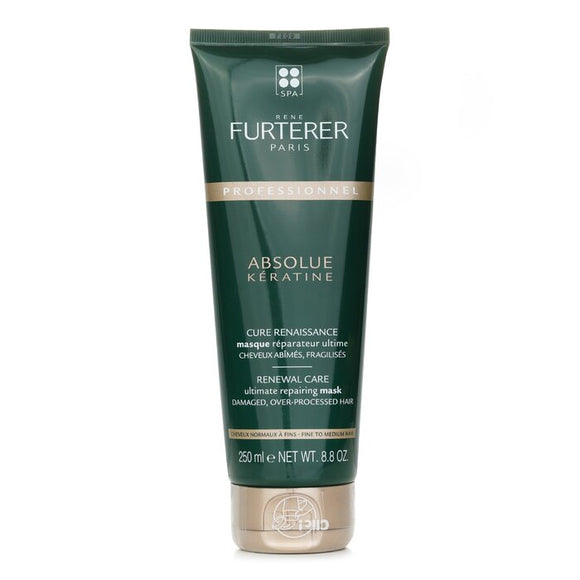 Rene Furterer Absolue K?ratine Renewal Care Ultimate Repairing Mask - Damaged, Over-Processed Fine to Medium Hair (Salon Product) 250ml/8.8oz