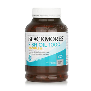 Blackmores Odorless Fish Oil 1000 400capsules