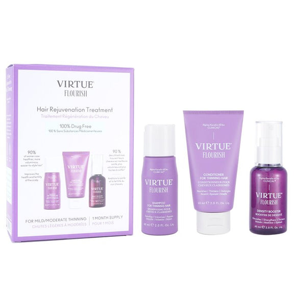 Virtue Flourish Hair Rejuvenation Treatment Set 3pcs