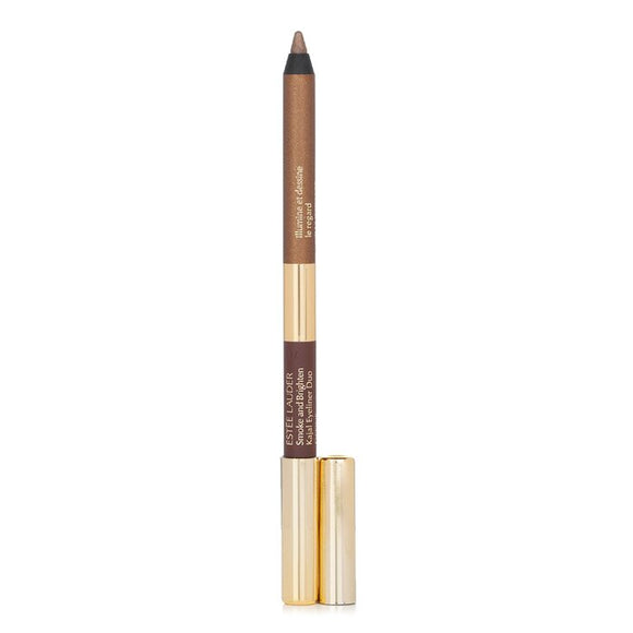 Estee Lauder Smoke And Brighten Kajal Eyeliner Duo - # Dark Chocolate / Rich Bronze 0.5g/0.02oz