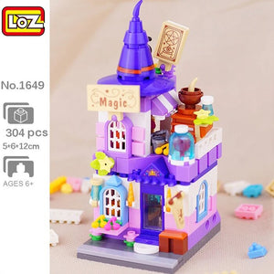 Loz LOZ Street Series - Magic House Building Bricks Set 19.5x16.5x4.5cm