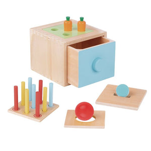 Tooky Toy Co 4 In 1 Educational Box 15x15x12cm