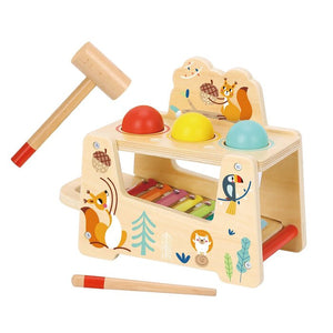 Tooky Toy Co Pound &amp;Tap Bench 22x13x21cm