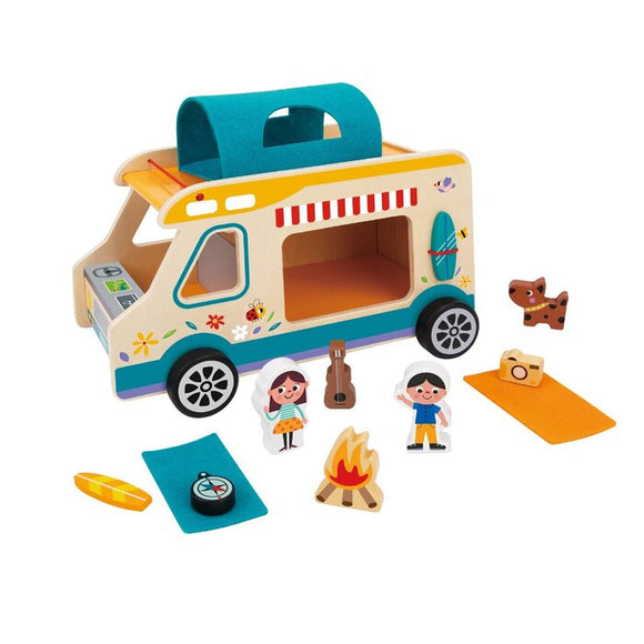 Tooky Toy Co Camping RV 30x17x23cm