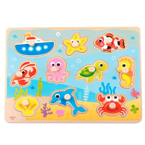 Tooky Toy Co Marine Puzzle 30x23x2cm