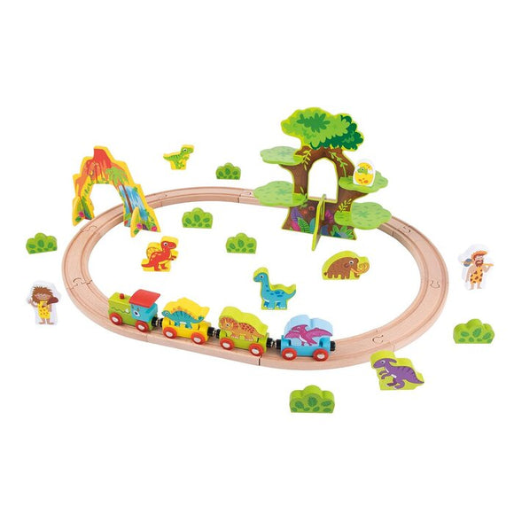 Tooky Toy Co Dinosaur Train Set-Medium 65x50x22cm