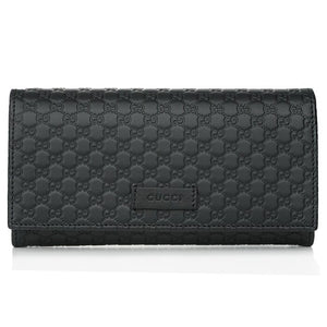 Gucci Gucci Micro Shima Bifold Wallet 449396 Black