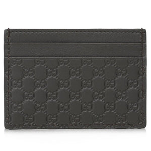 Gucci Gucci Microguccissim a Card Holder 262837 - Brown Brown