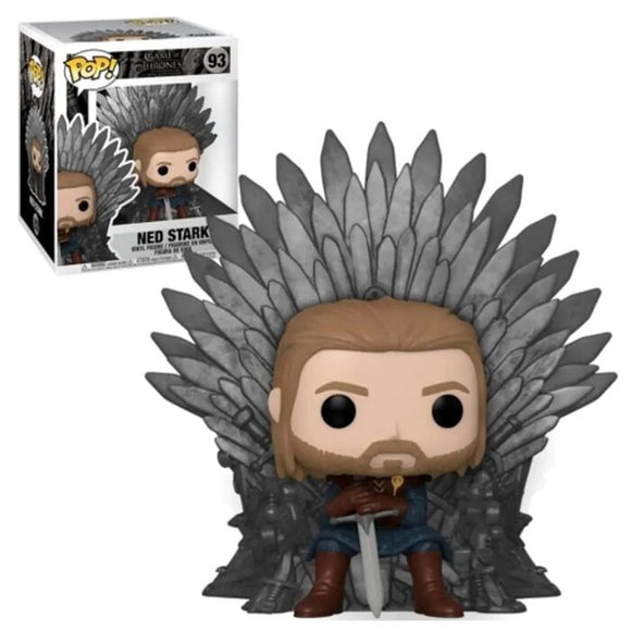 Funko POP! Deluxe: GOT- Ned Stark on Throne Toy Figures 18x15x20cm