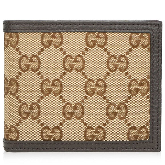 Gucci Signature Bifold Wallet 260987 Brown Brown