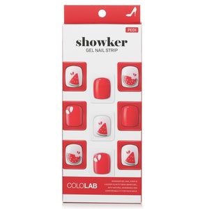 Cololab Showker Gel Nail Strip # CPA505 Cool Watermelon 1pcs